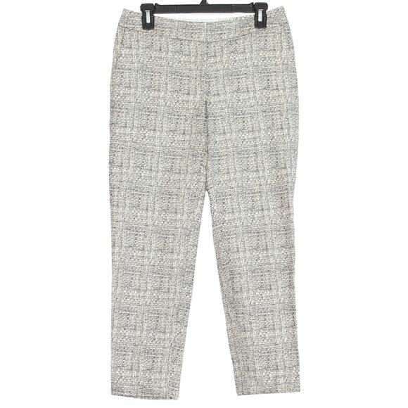 Boden Womens Pants Preppy Academia Minimalist Neutral Capsule Metallic 6 Long IB - Picture 1 of 4